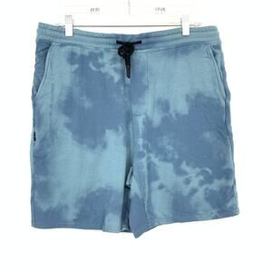 Stance Shelter Shorts Mens Size Large Blue Fade Tie Dye Butter Blend Drawstring